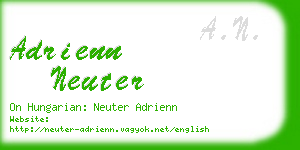 adrienn neuter business card